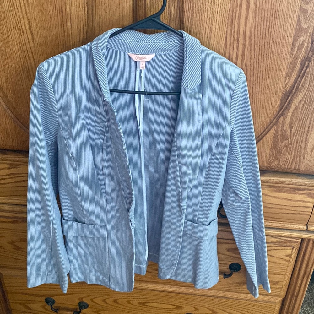 Candies Pinstripe Blazer